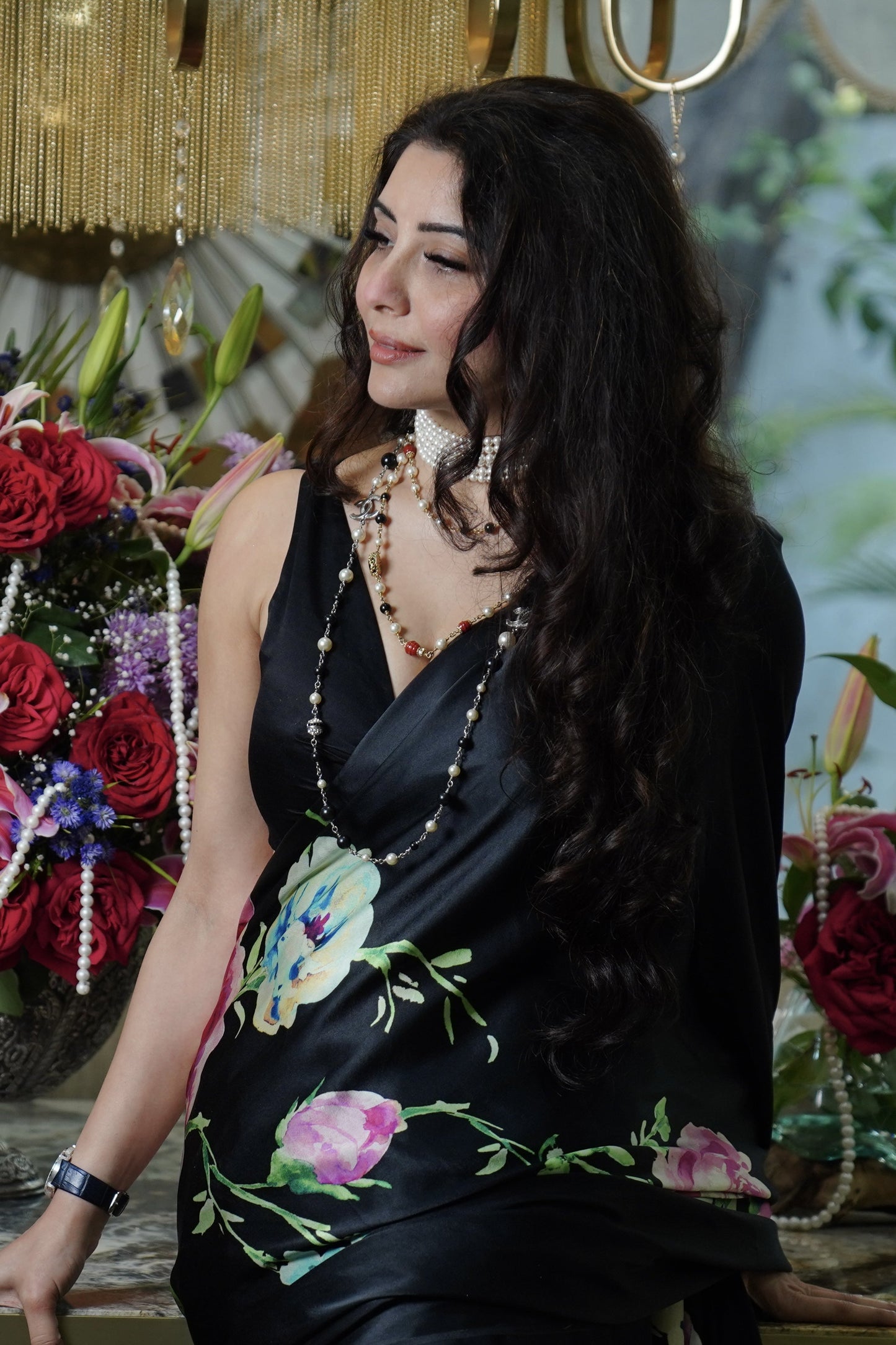 Jai Madaan in The Shyla Saree - Studio 113 Indian designer saree for women