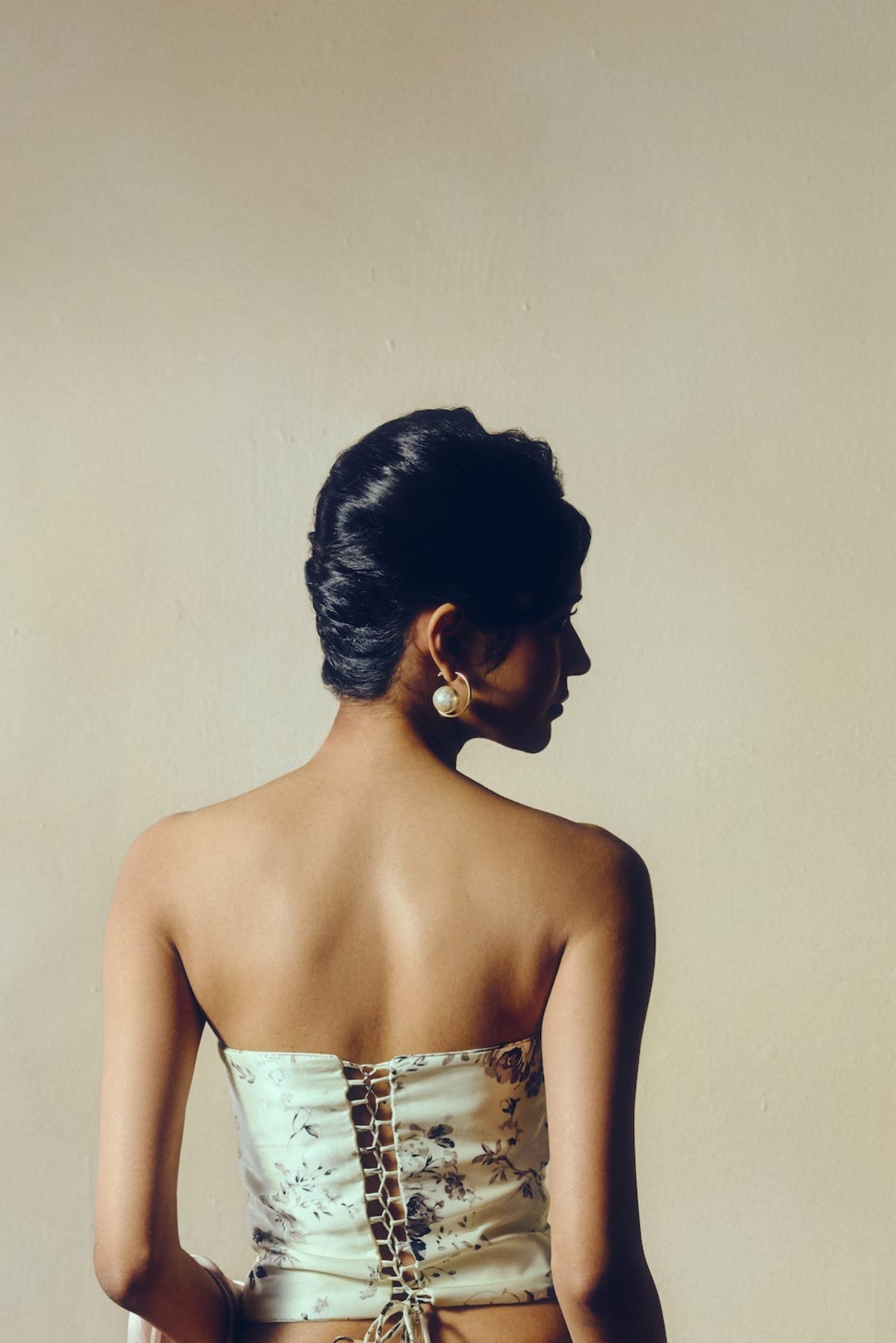 The Tara Corset in White - Studio 113 Indian designer saree for women