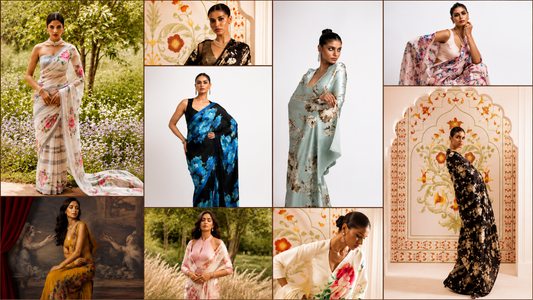 9 Saree Colours That Are Replacing Red and Gold This Wedding Season