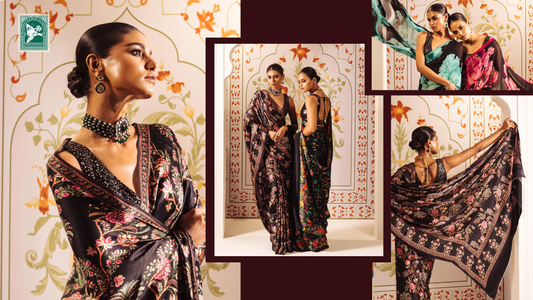 How You Can Wear Floral Print Sarees for Daily Use, Office, or Trips