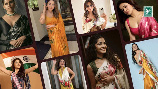 How to Look Like Your Favourite Celebrity in a Saree With a Luxurious Touch