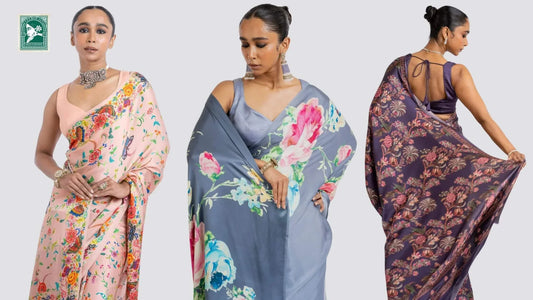 Festive Floral Sarees: The Ultimate Style Guide for Raksha Bandhan and Beyond