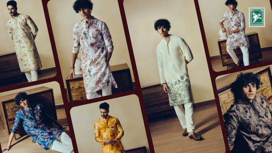 7 Floral Print Kurta Designs for Grooms That Feel Fresh in 2026