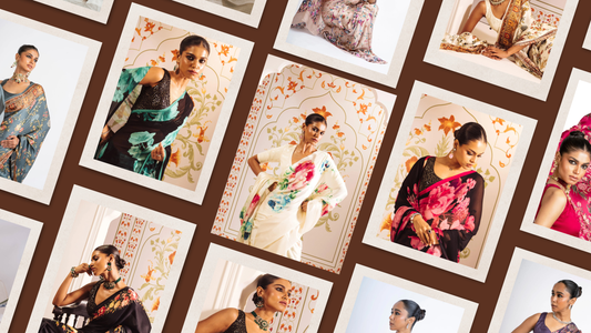 Floral Saree Lookbook: Styling One Saree in 5 Different Ways