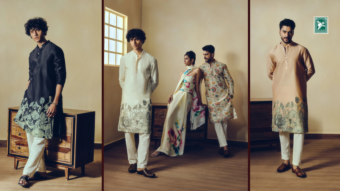 Kantha Print Kurtas for Men: Bengal's Most Beloved Print Making a Global Comeback