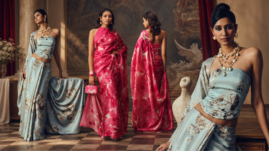 Engagement & Ring Ceremony Outfit Guide: Sarees vs Corset Gowns for the Bride-to-Be