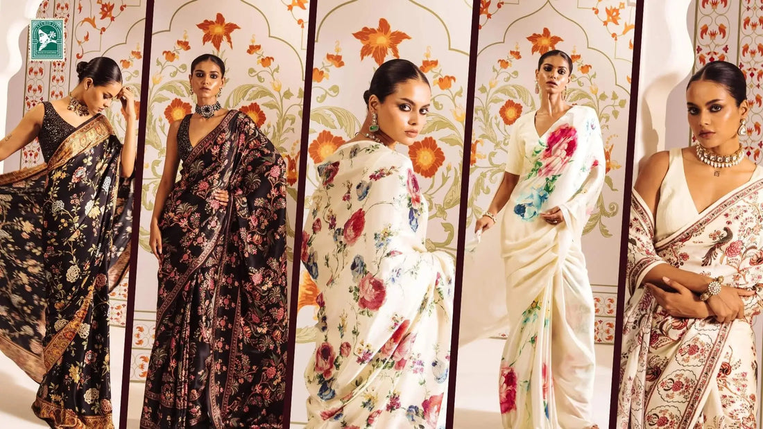 The Complete Guide to Floral Sarees: Styles, Fabrics, and How to Style Them for Every Occasion