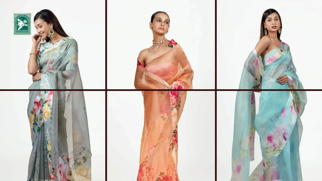5+ Trending Organza Saree Designs for Wedding Season