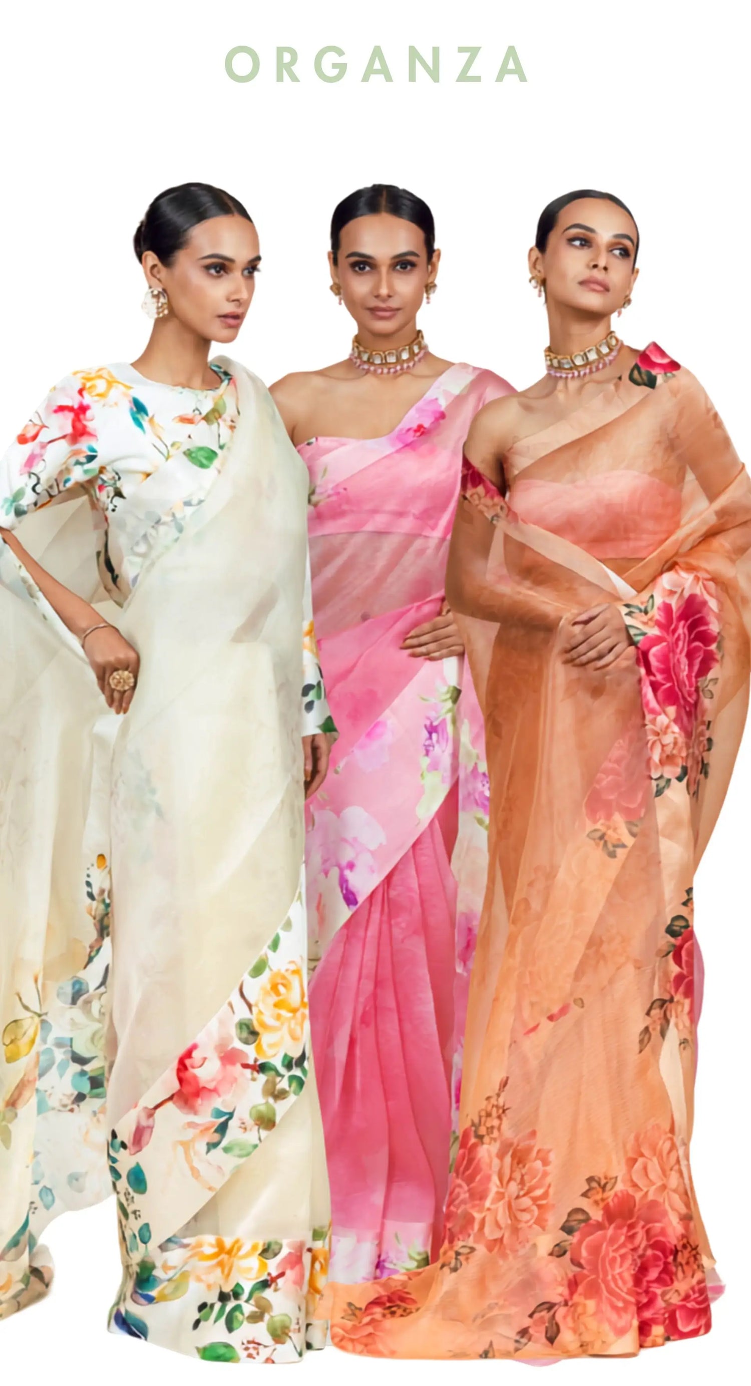 Designer Organza Saree