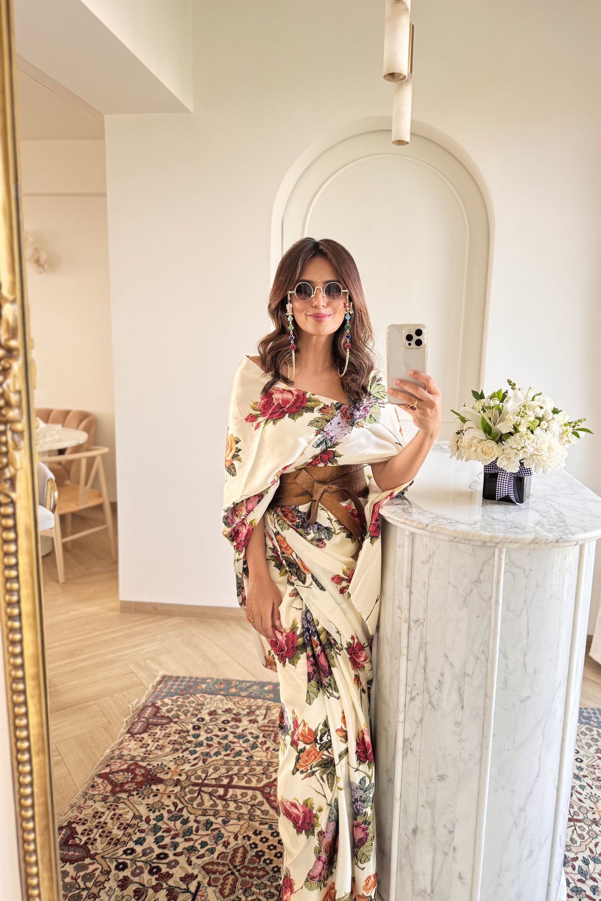 Roshni Chopra in The Mona Saree - Studio 113 Indian designer saree for women