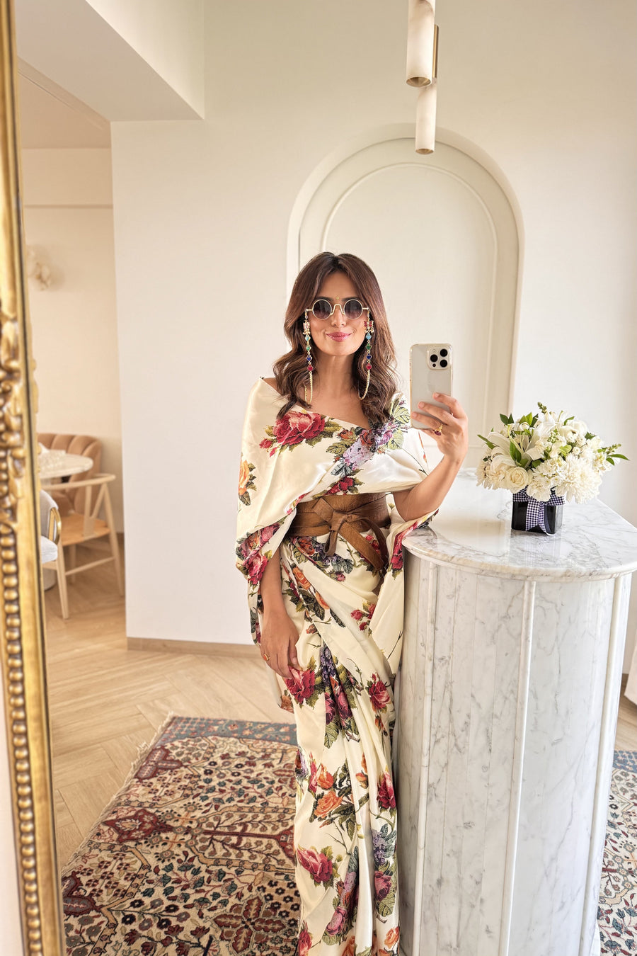 Roshni Chopra in The Mona Saree - Studio 113 Indian designer saree for women