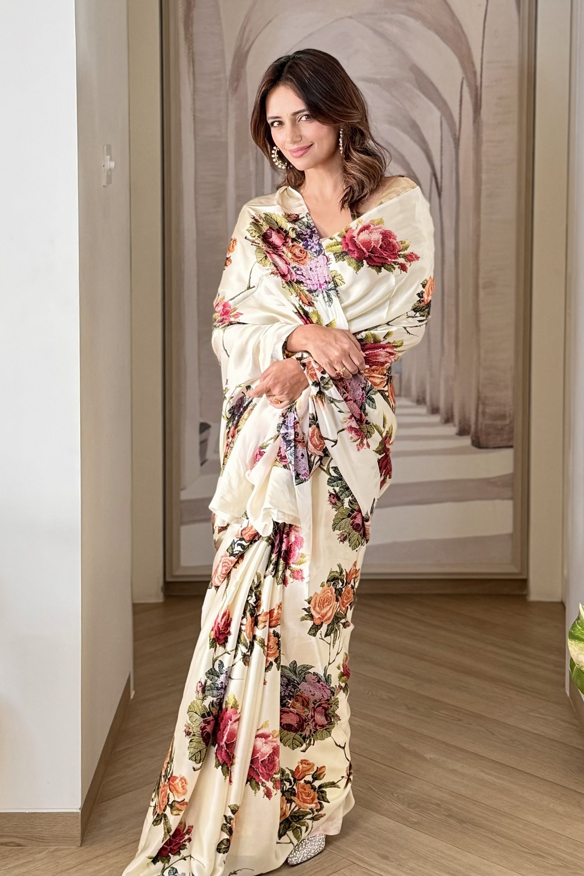 Roshni Chopra in The Mona Saree - Studio 113 Indian designer saree for women