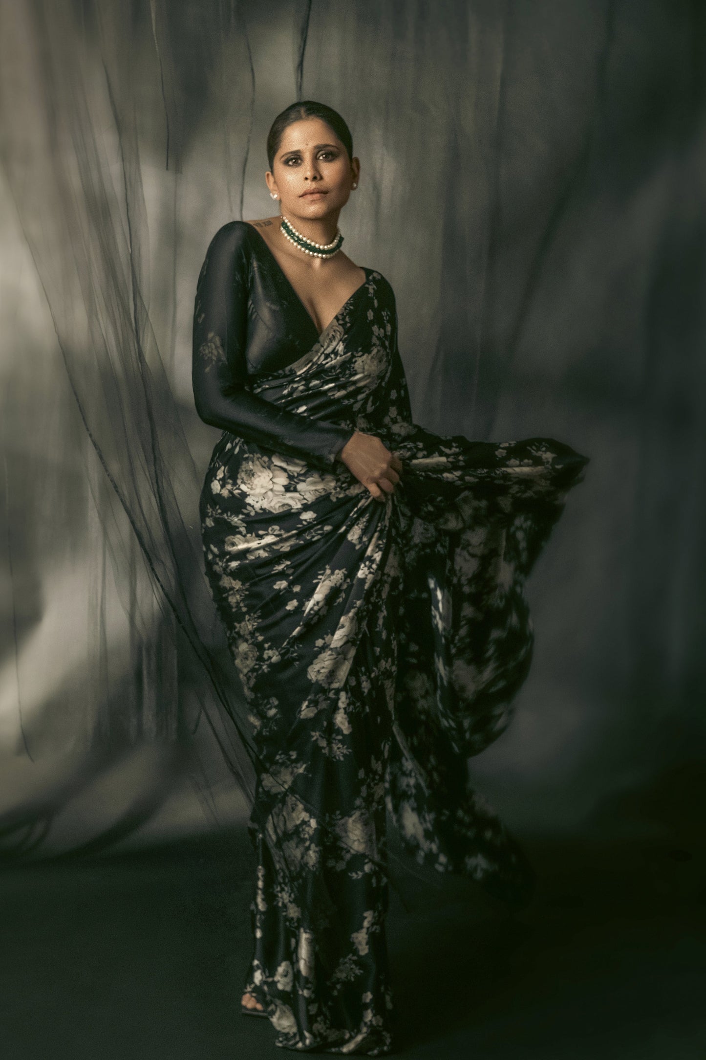 Sai Tamhankar in The Tara Saree - Studio 113 Indian designer saree for women