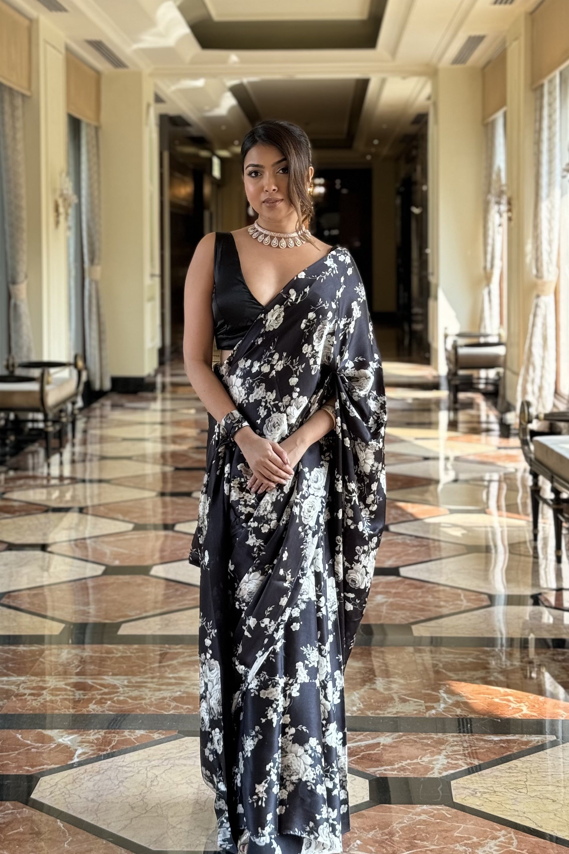 Trishala Kamath in The Tara Saree - Studio 113 Indian designer saree for women