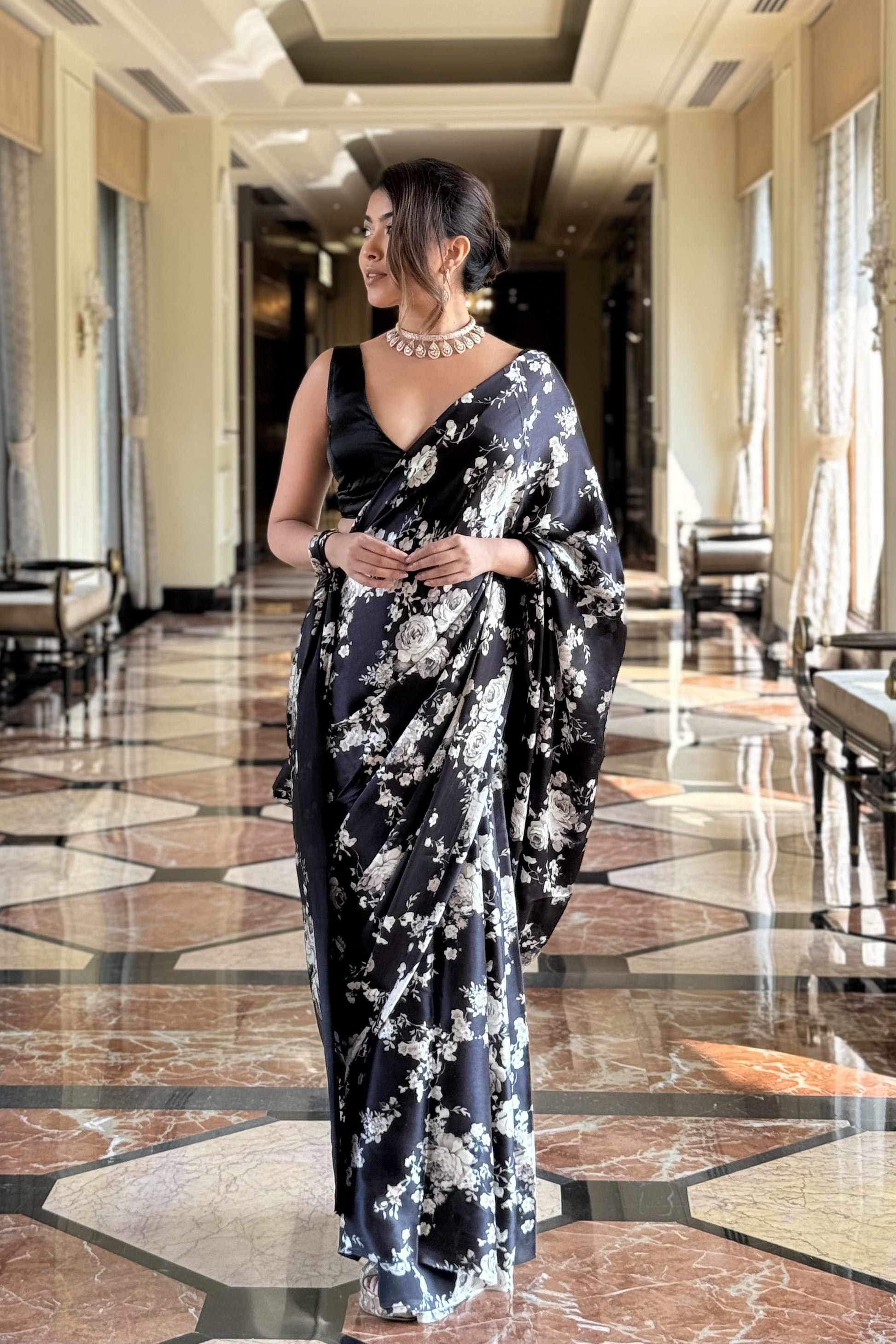 Trishala Kamath in The Tara Saree - Studio 113 Indian designer saree for women