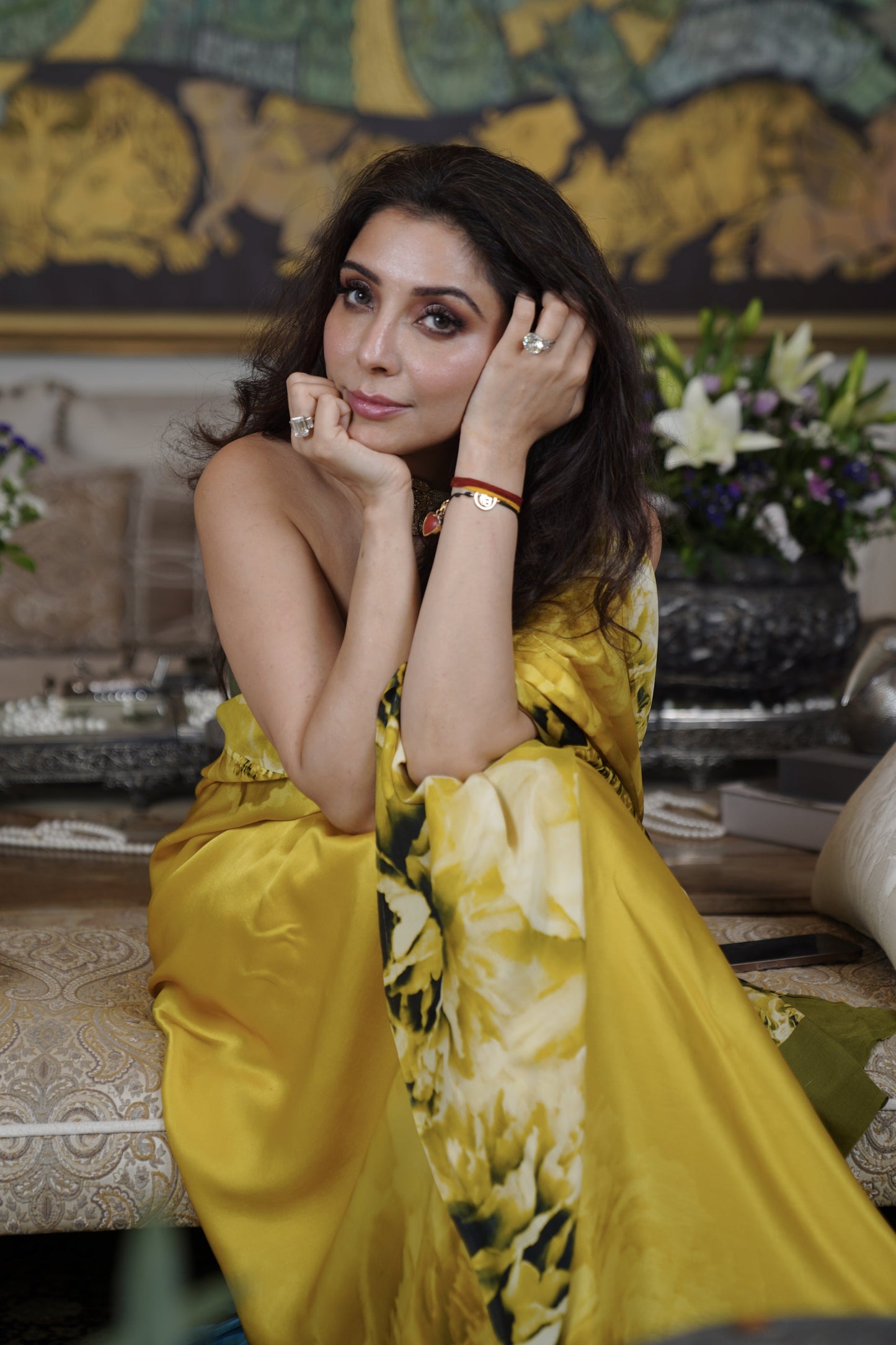 Jai Madaan in The Mala Saree - Studio 113 Indian designer saree for women