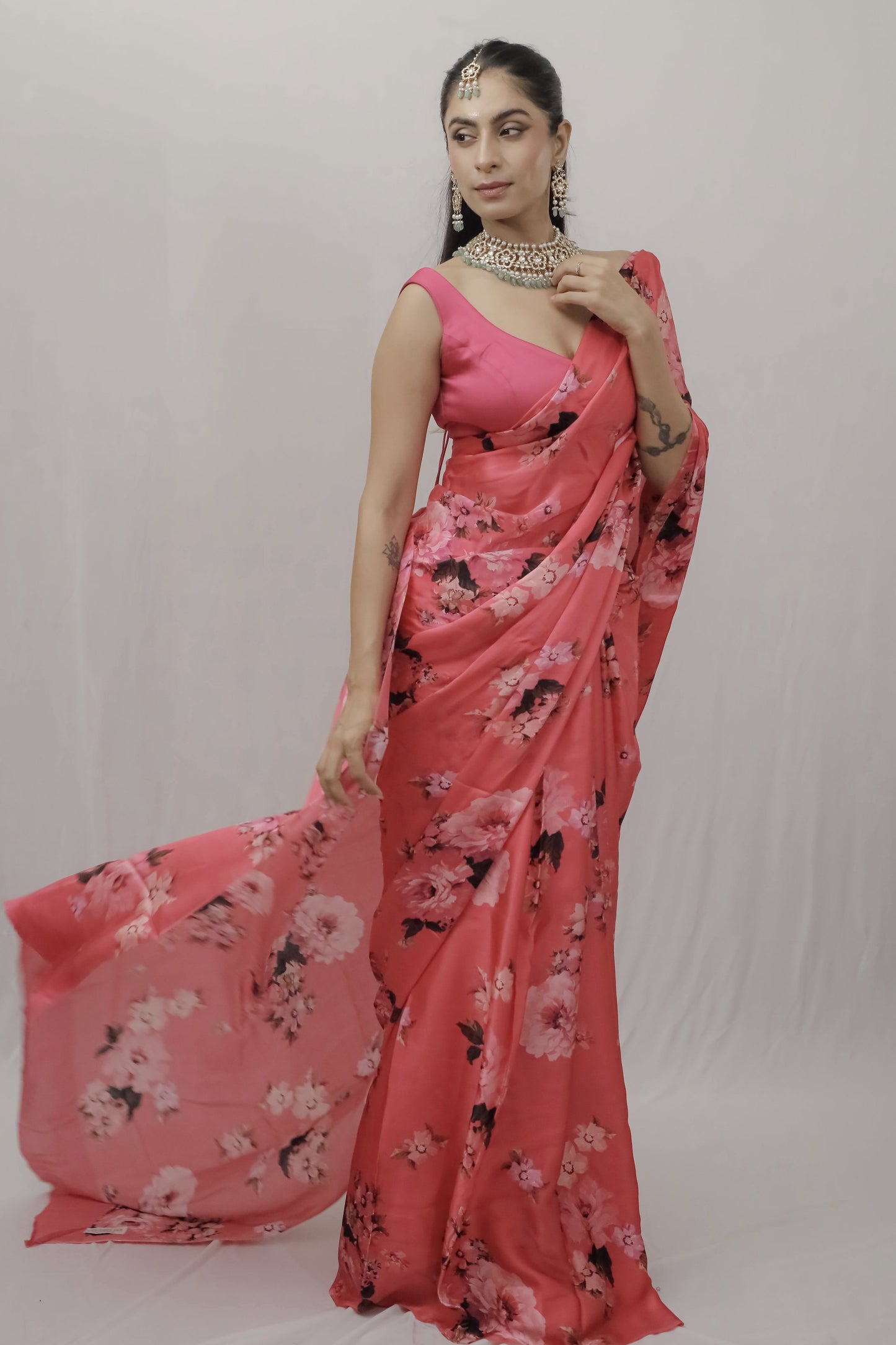 Himadri Bhatnagar in The Tina Saree - Studio 113 Indian designer saree for women