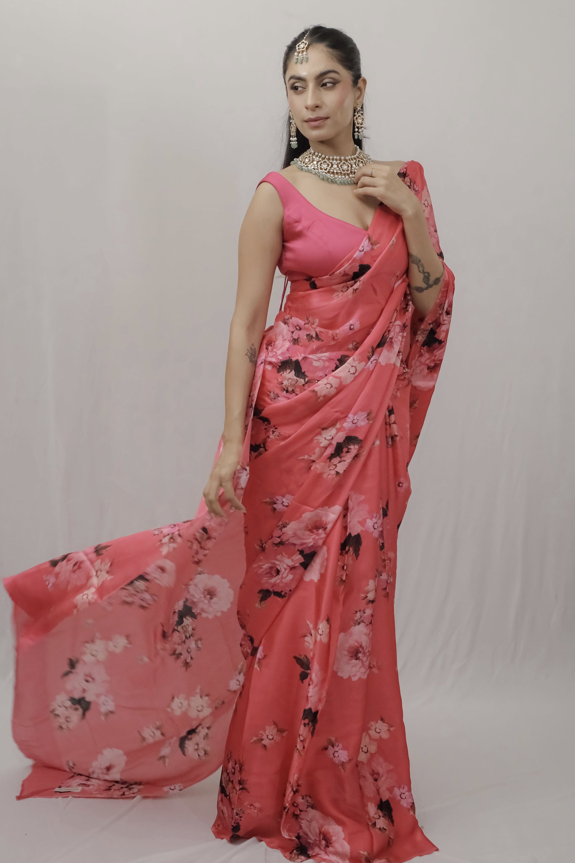 Himadri Bhatnagar in The Tina Saree - Studio 113 Indian designer saree for women