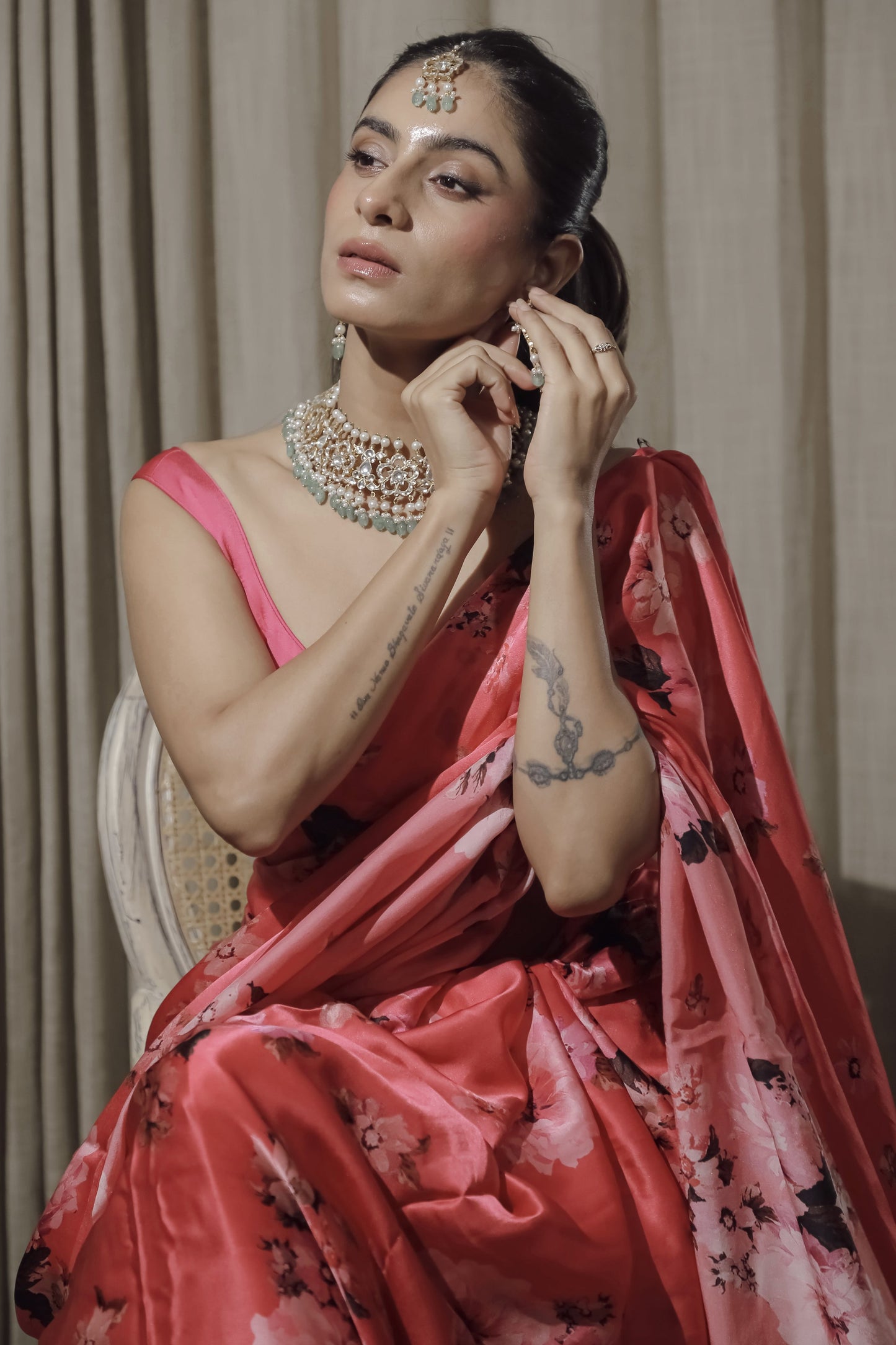 Himadri Bhatnagar in The Tina Saree - Studio 113 Indian designer saree for women