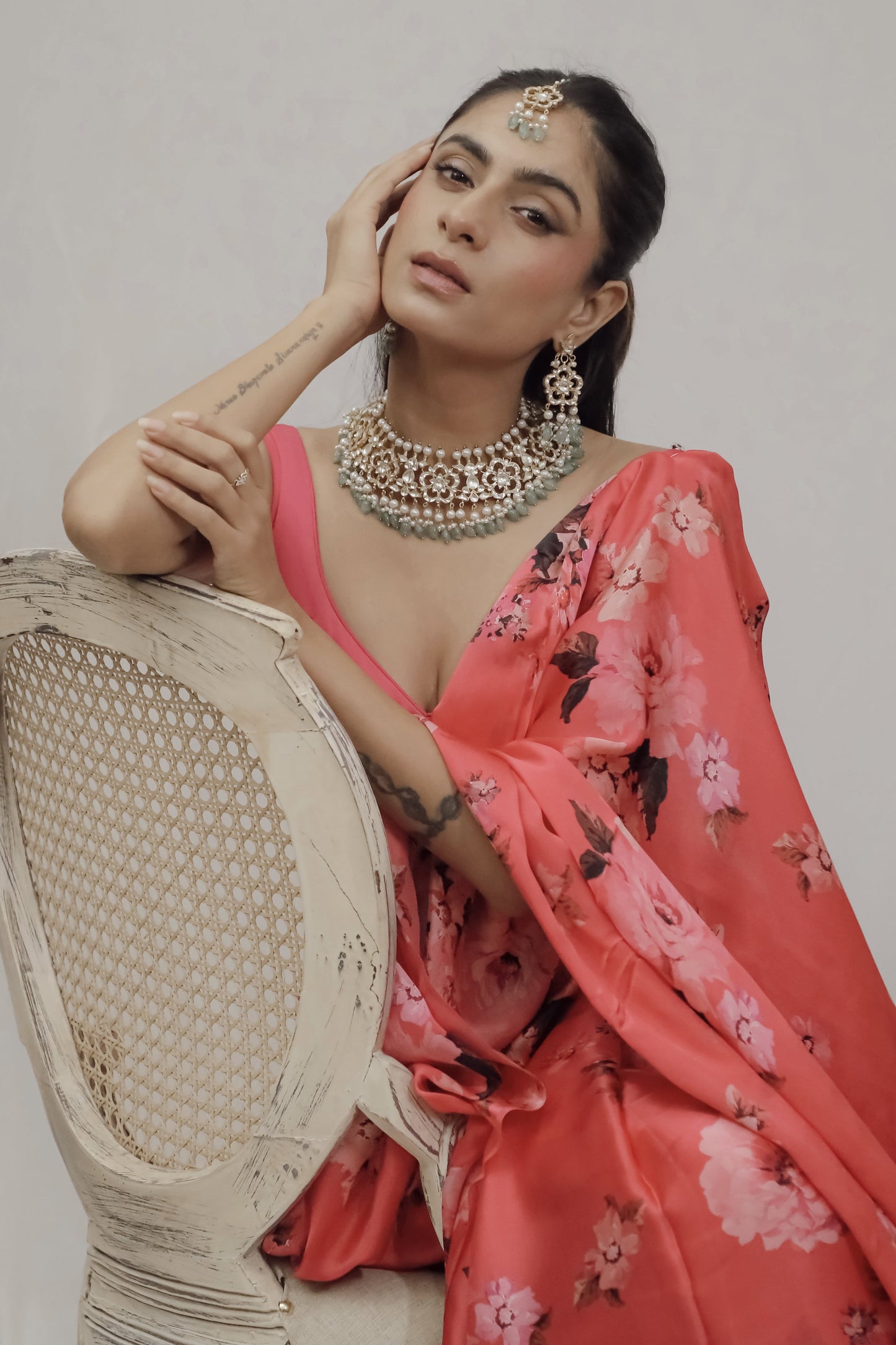 Himadri Bhatnagar in The Tina Saree - Studio 113 Indian designer saree for women