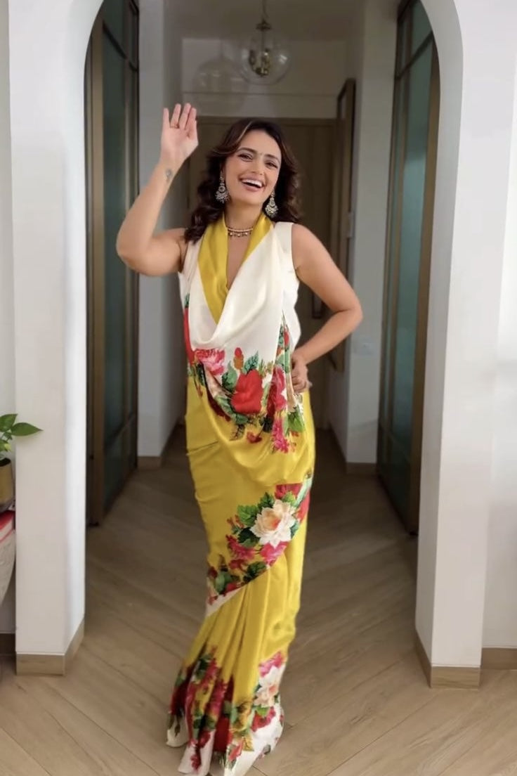 Roshni Chopra in The Urmila Saree - Studio 113 Indian designer saree for women