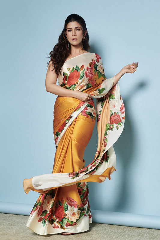 Nimrat Kaur in The Urmila Saree - Studio 113 Indian designer saree for women
