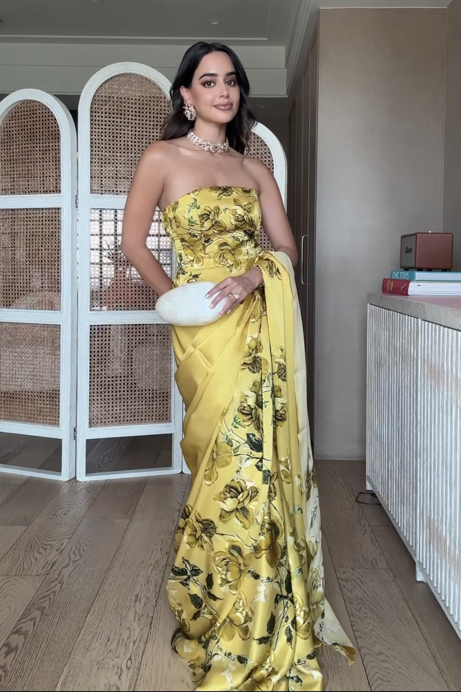 Arushi Mehra in The Mira Saree - Studio 113 Indian designer saree for women