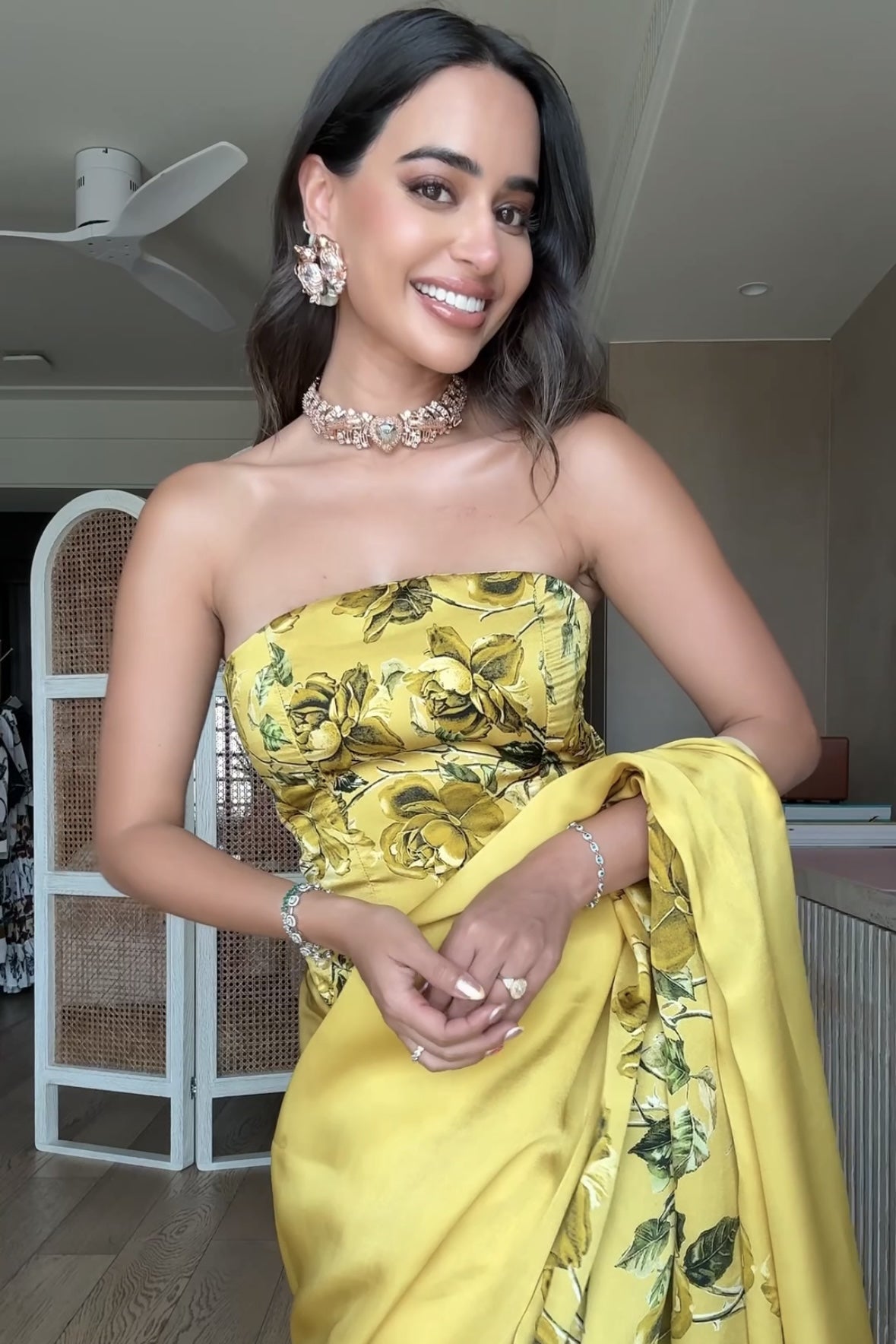 Arushi Mehra in The Mira Saree - Studio 113 Indian designer saree for women