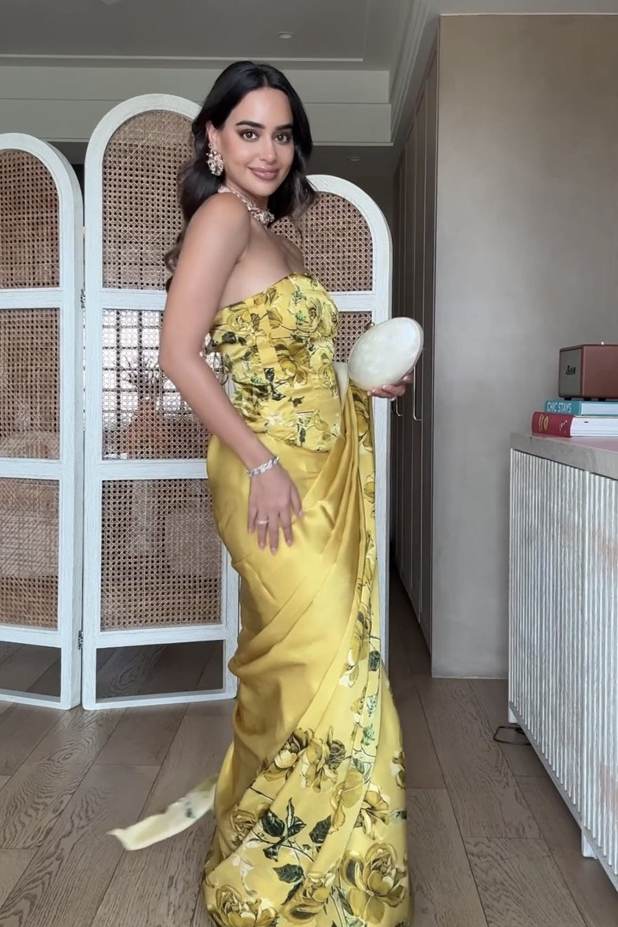 Arushi Mehra in The Mira Saree - Studio 113 Indian designer saree for women