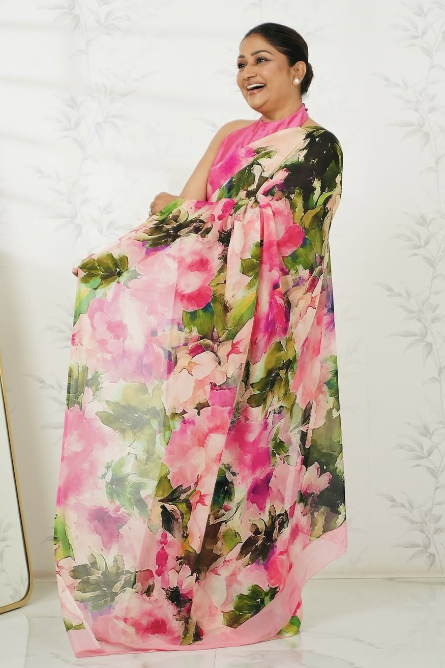 Dolly Jain in The Ruby Saree - Studio 113 Indian designer saree for women