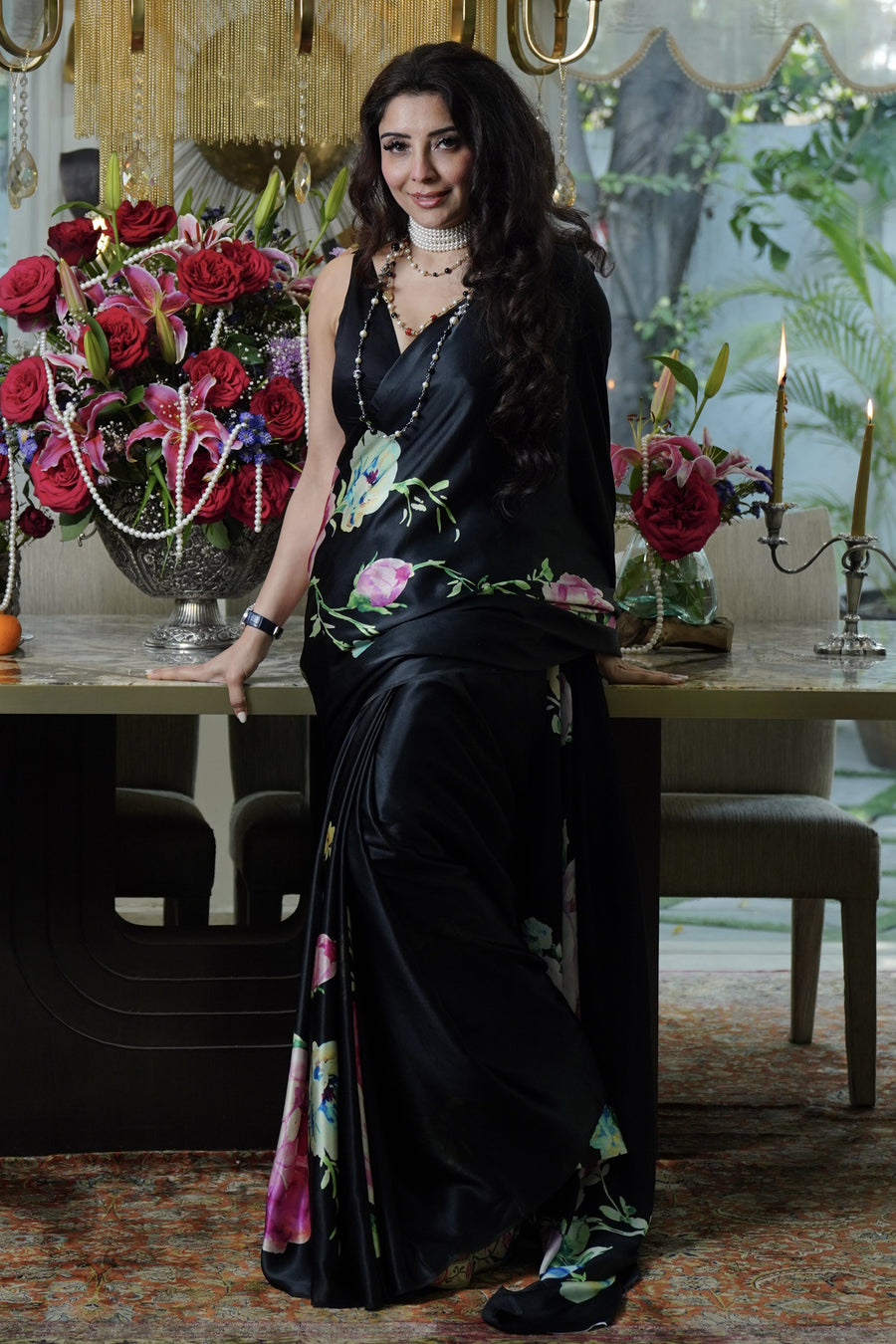 Jai Madaan in The Shyla Saree - Studio 113 Indian designer saree for women