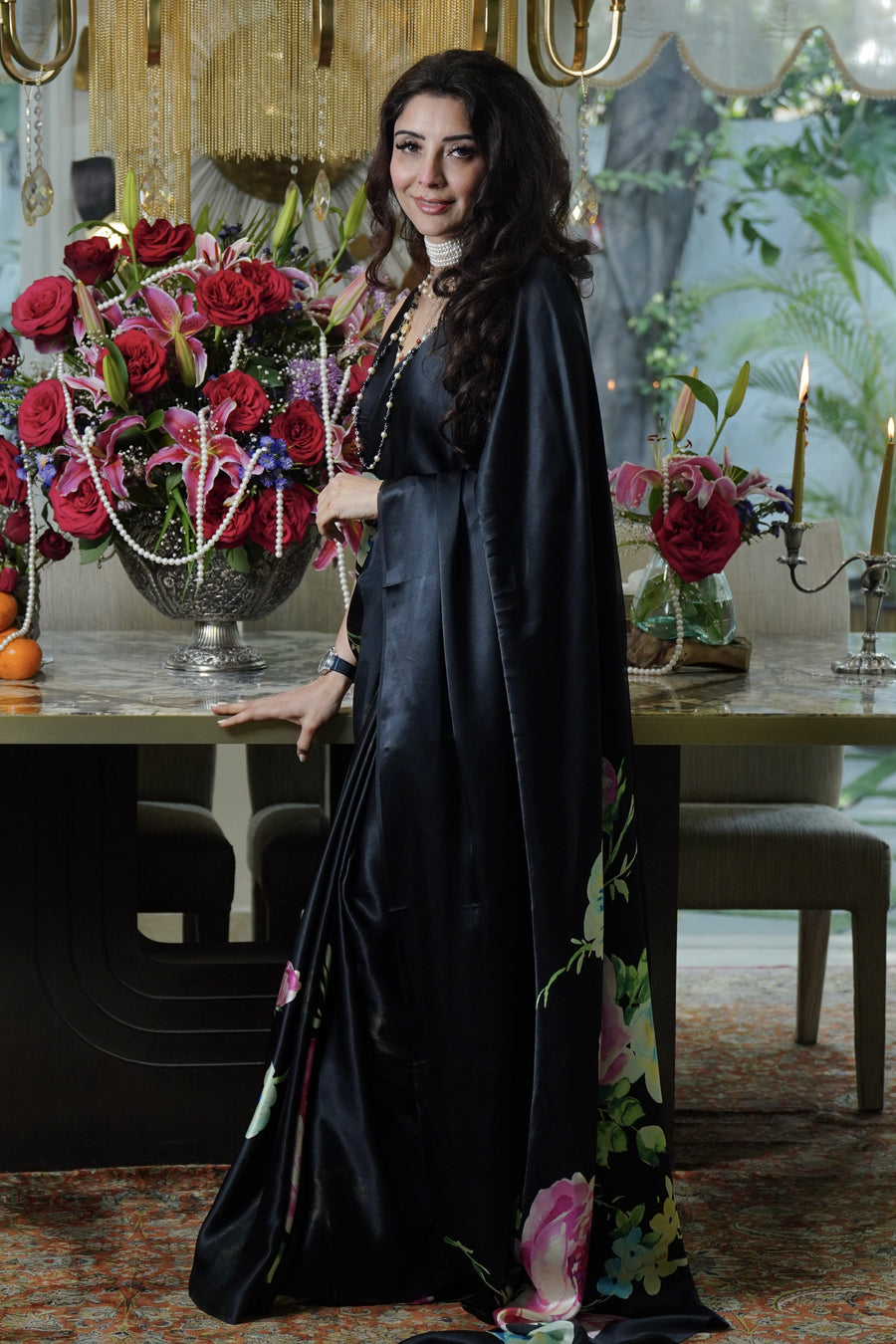 Jai Madaan in The Shyla Saree - Studio 113 Indian designer saree for women