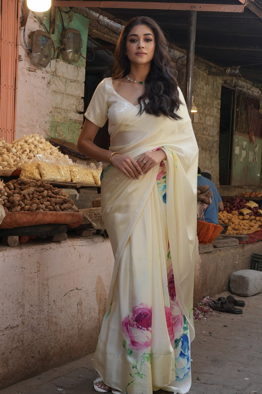 Nandini Gupta in The Shyla Saree - Studio 113 Indian designer saree for women