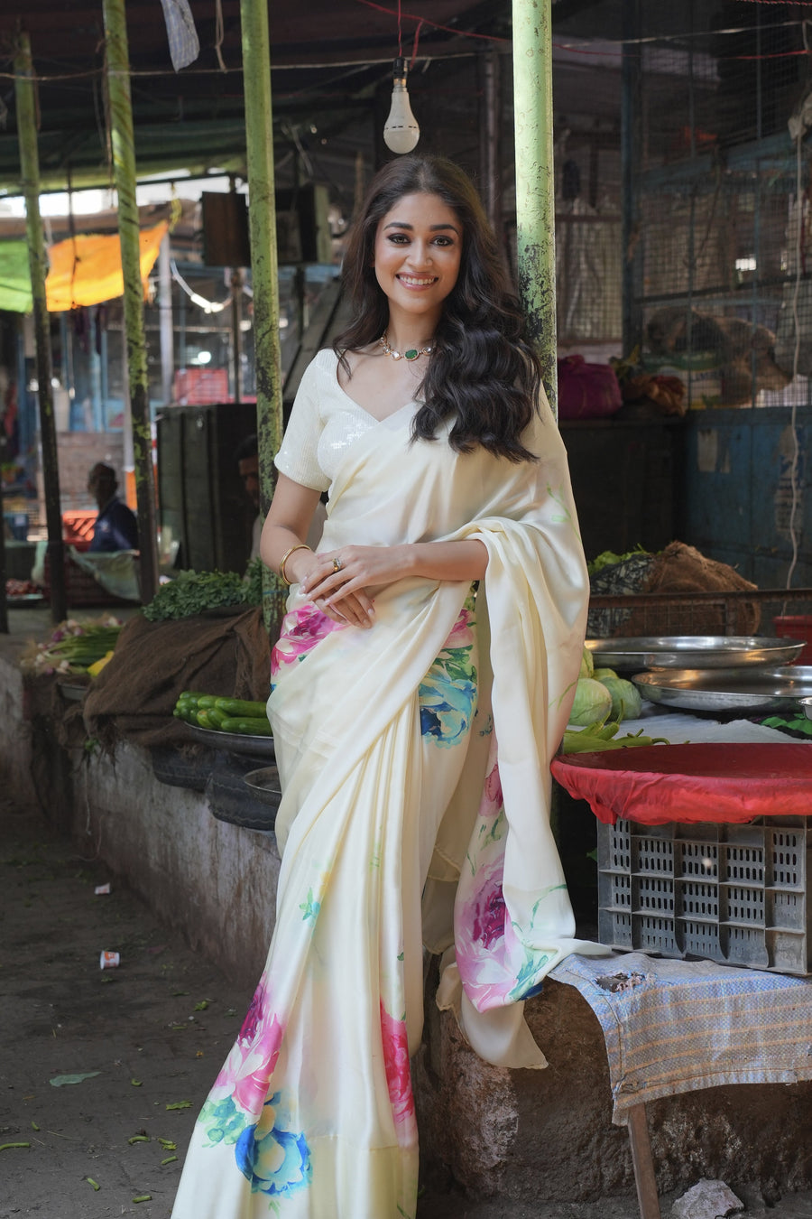 Nandini Gupta in The Shyla Saree - Studio 113 Indian designer saree for women