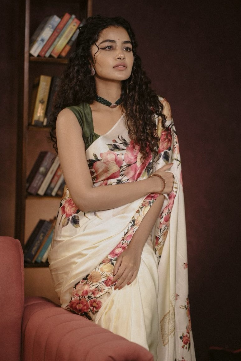 Anupama Parameswaran in The Uma Saree - Studio 113 Indian designer saree for women