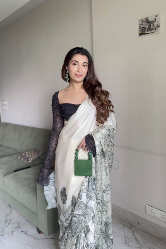 Avantika Chhabria in The Maya Satin Silk Saree