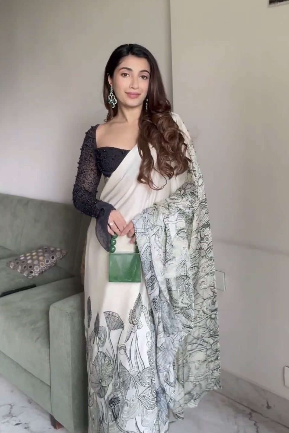 Avantika Chhabria in The Maya Satin Silk Saree