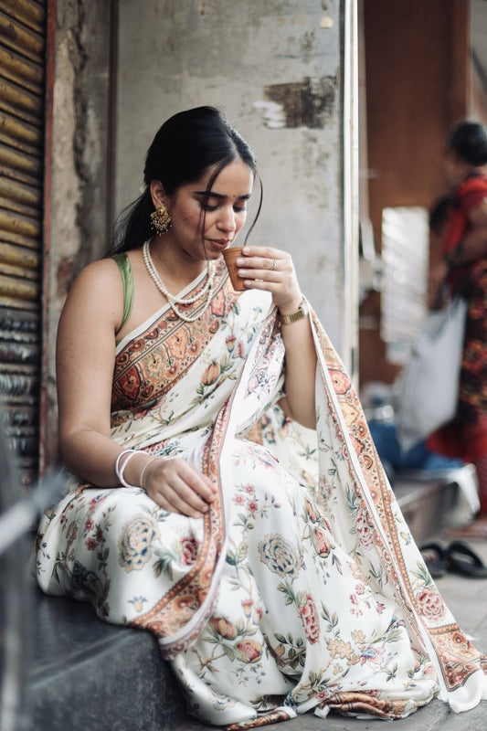 Nia Pandya in The Zoya Saree - Studio 113 Indian designer saree for women