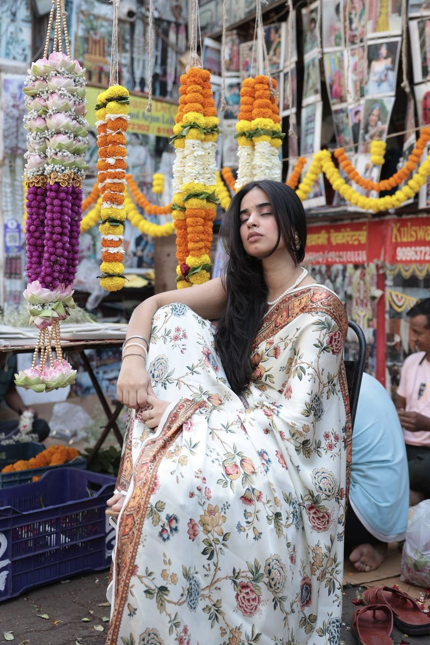 Nia Pandya in The Zoya Saree - Studio 113 Indian designer saree for women