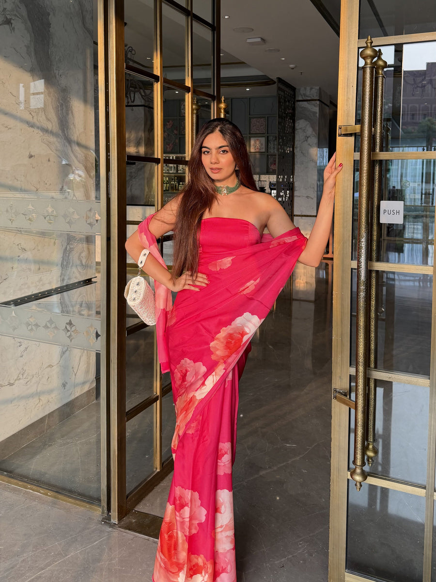 Viddhi Giri in The Roma Saree - Studio 113 Indian designer saree for women