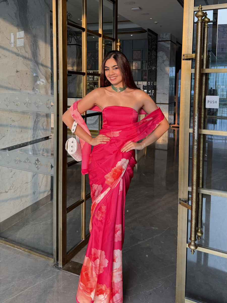 Viddhi Giri in The Roma Saree - Studio 113 Indian designer saree for women