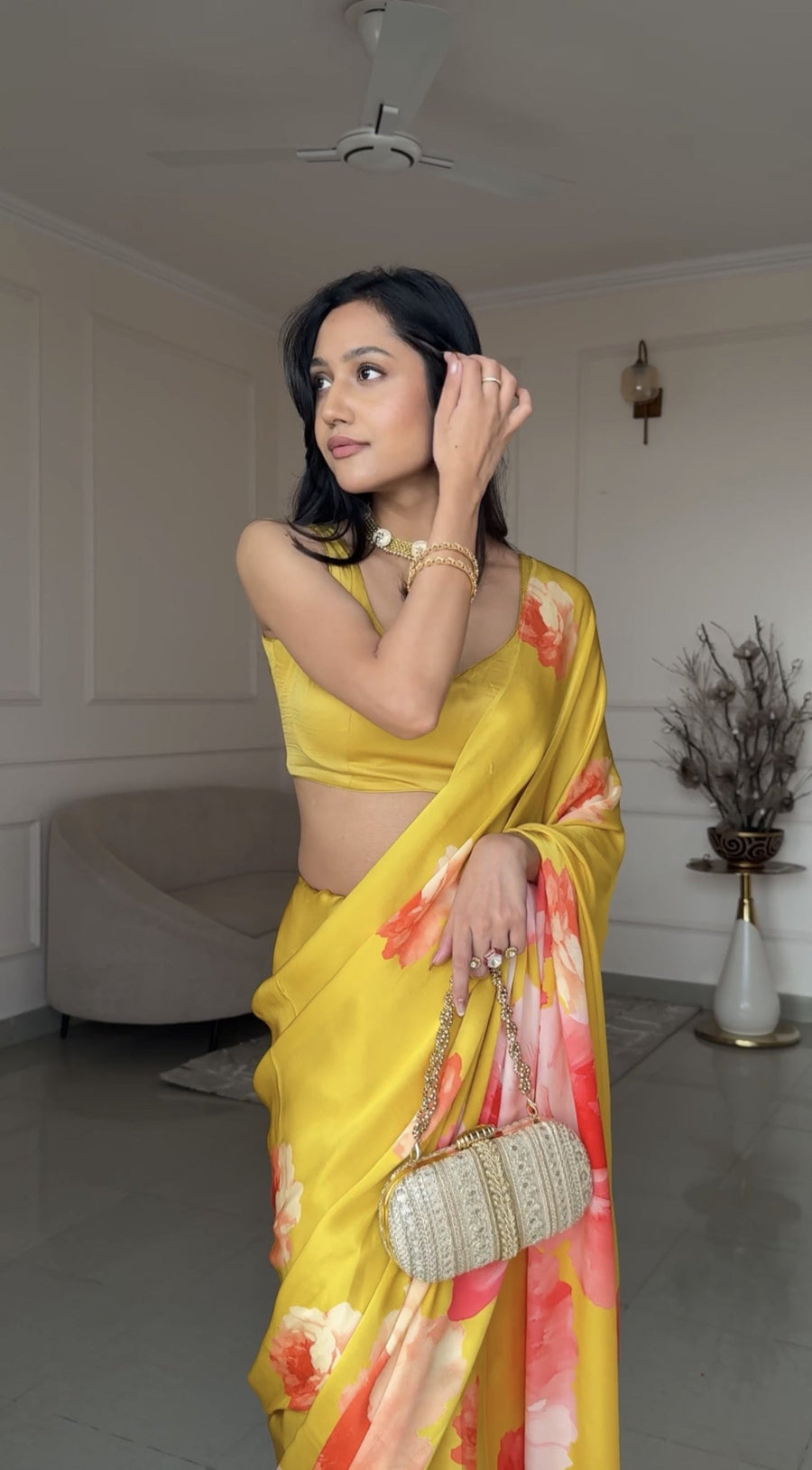 Anushka Sethi Jain in The Roma Saree - Studio 113 Indian designer saree for women