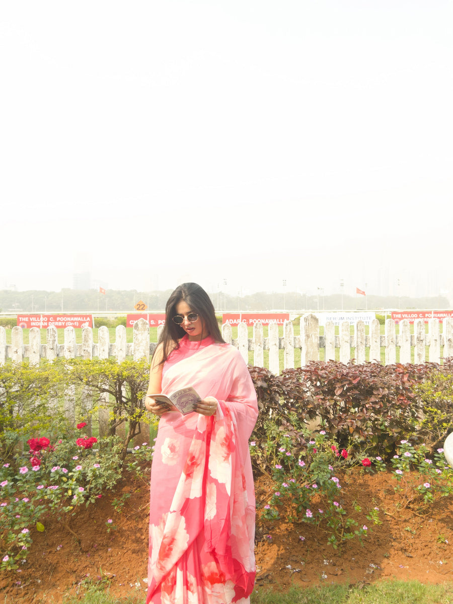 Nia Pandya in The Roma Saree - Studio 113 Indian designer saree for women