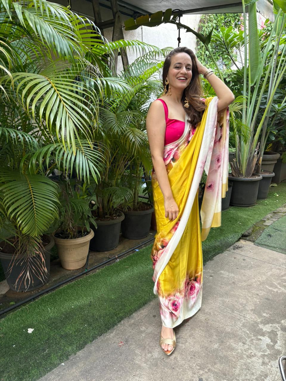 Sonia Shenoy in The Sonia Saree - Studio 113 Indian designer saree for women