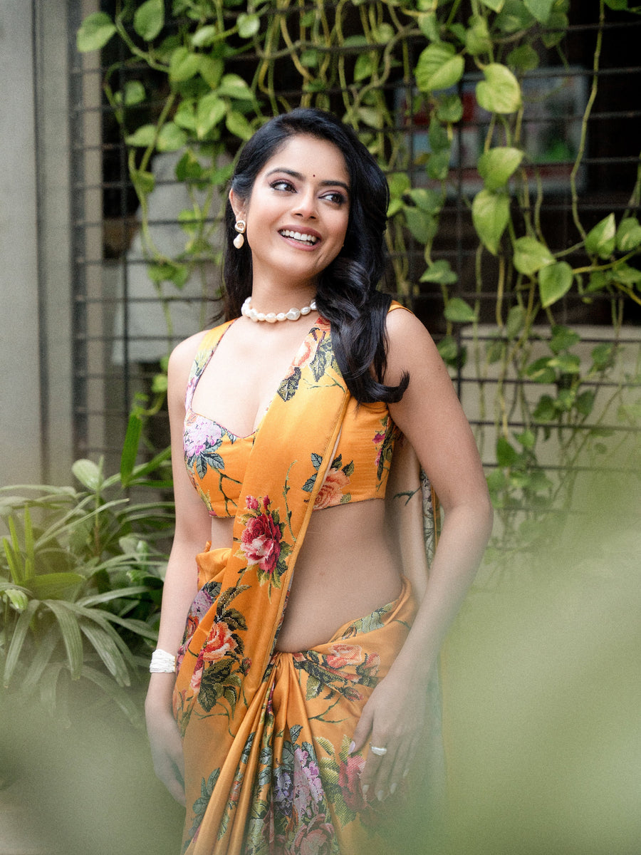 Riddhi Kumar in The Mona Saree - Studio 113 Indian designer saree for women