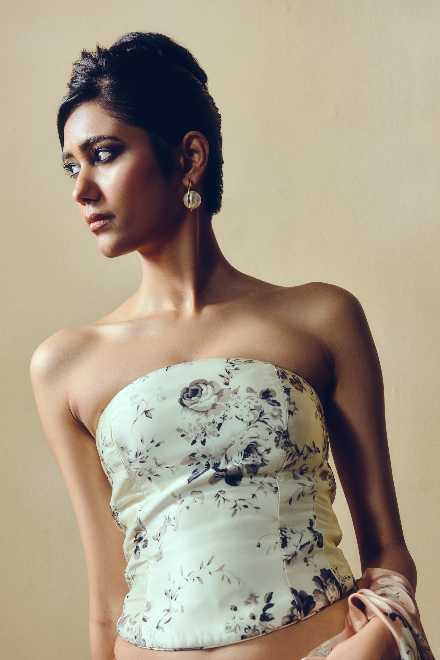 The Tara Corset in White - Studio 113 Indian designer saree for women