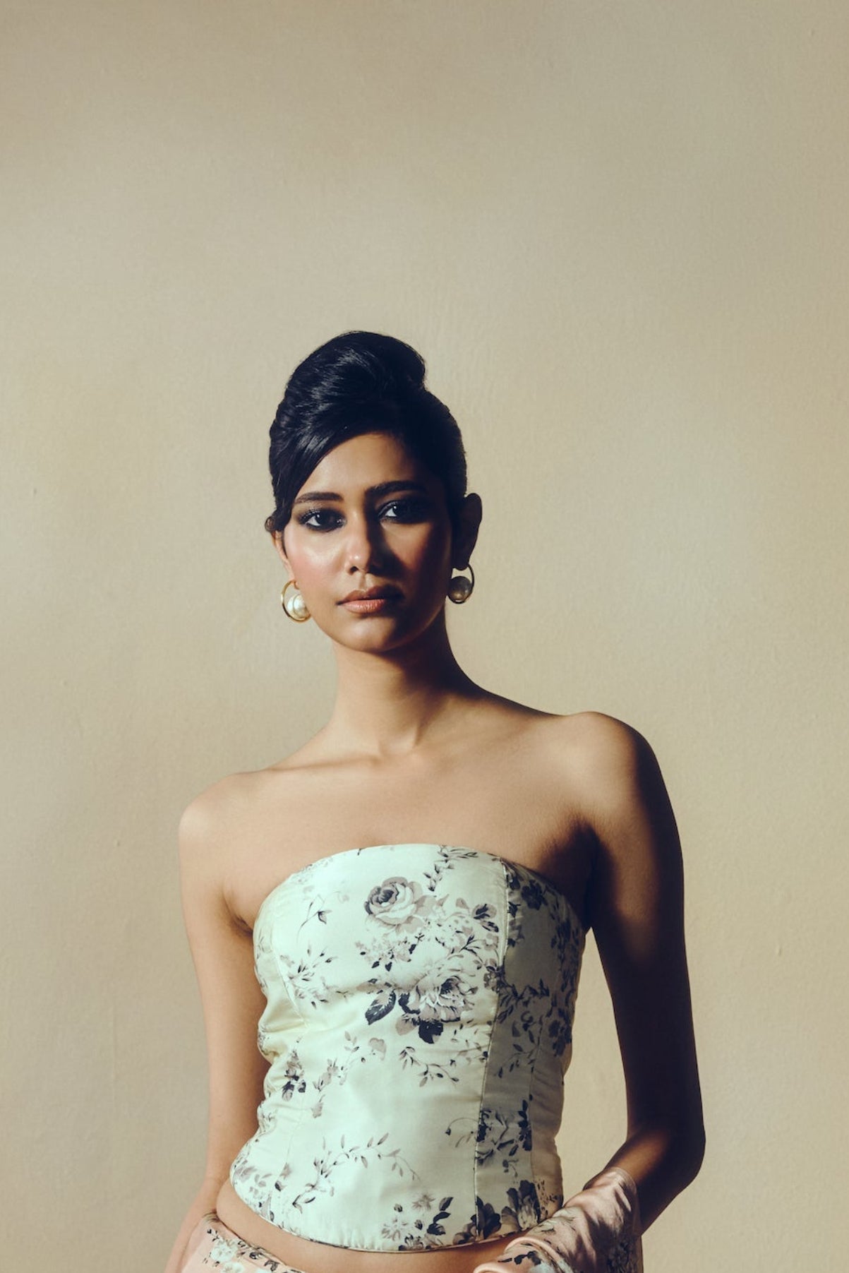 The Tara Corset in White - Studio 113 Indian designer saree for women