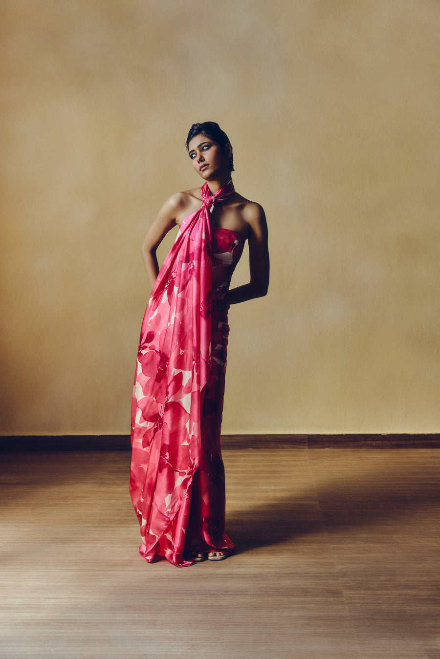 The Lara Corset in Fuschia - Studio 113 Indian designer saree for women