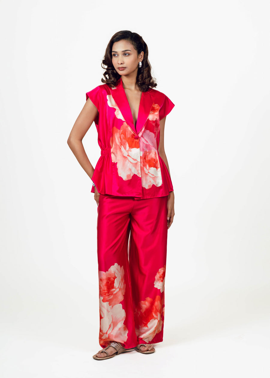 Roma Rani Pink Blazer Set