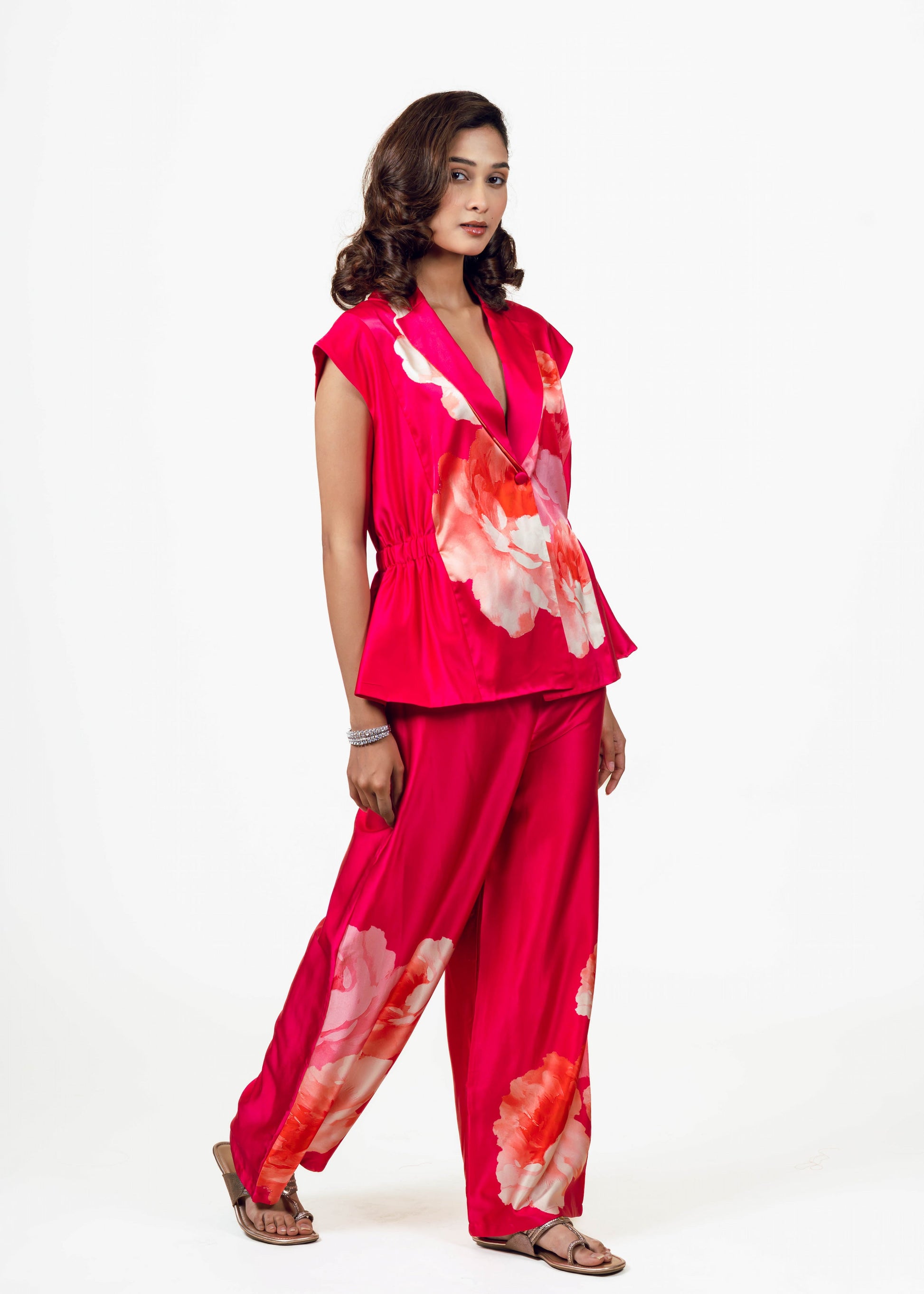 Roma Rani Pink Blazer Set